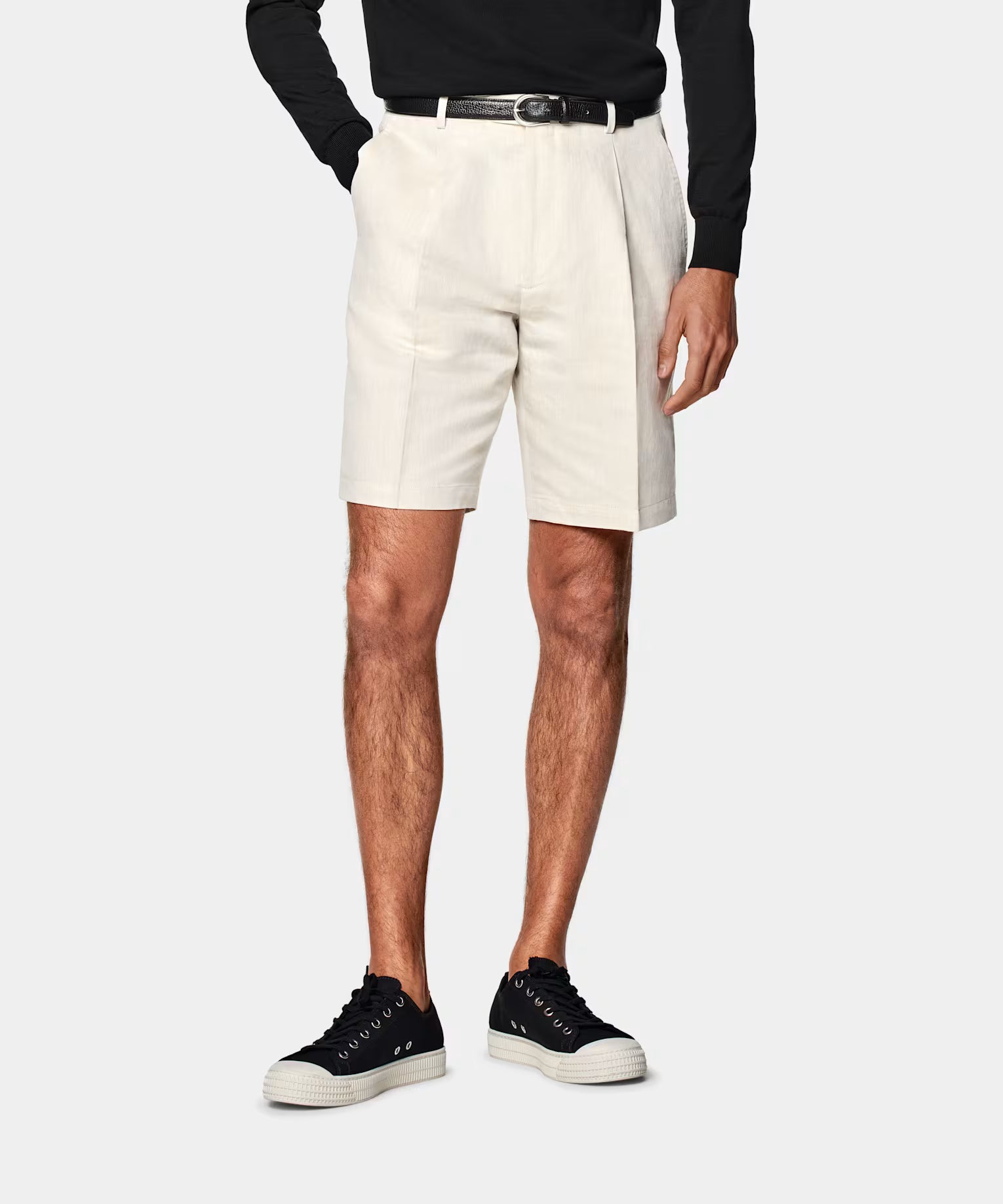 Sand Straight Leg Shorts