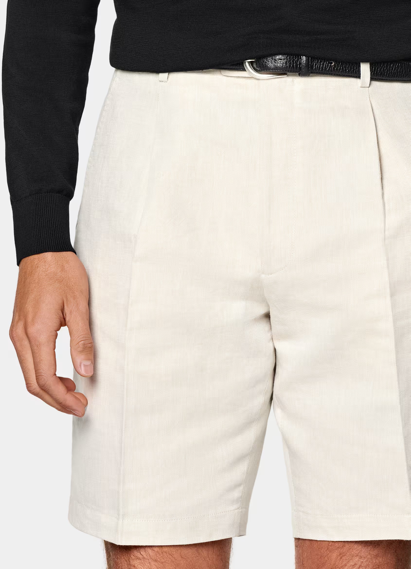 Sand Straight Leg Shorts