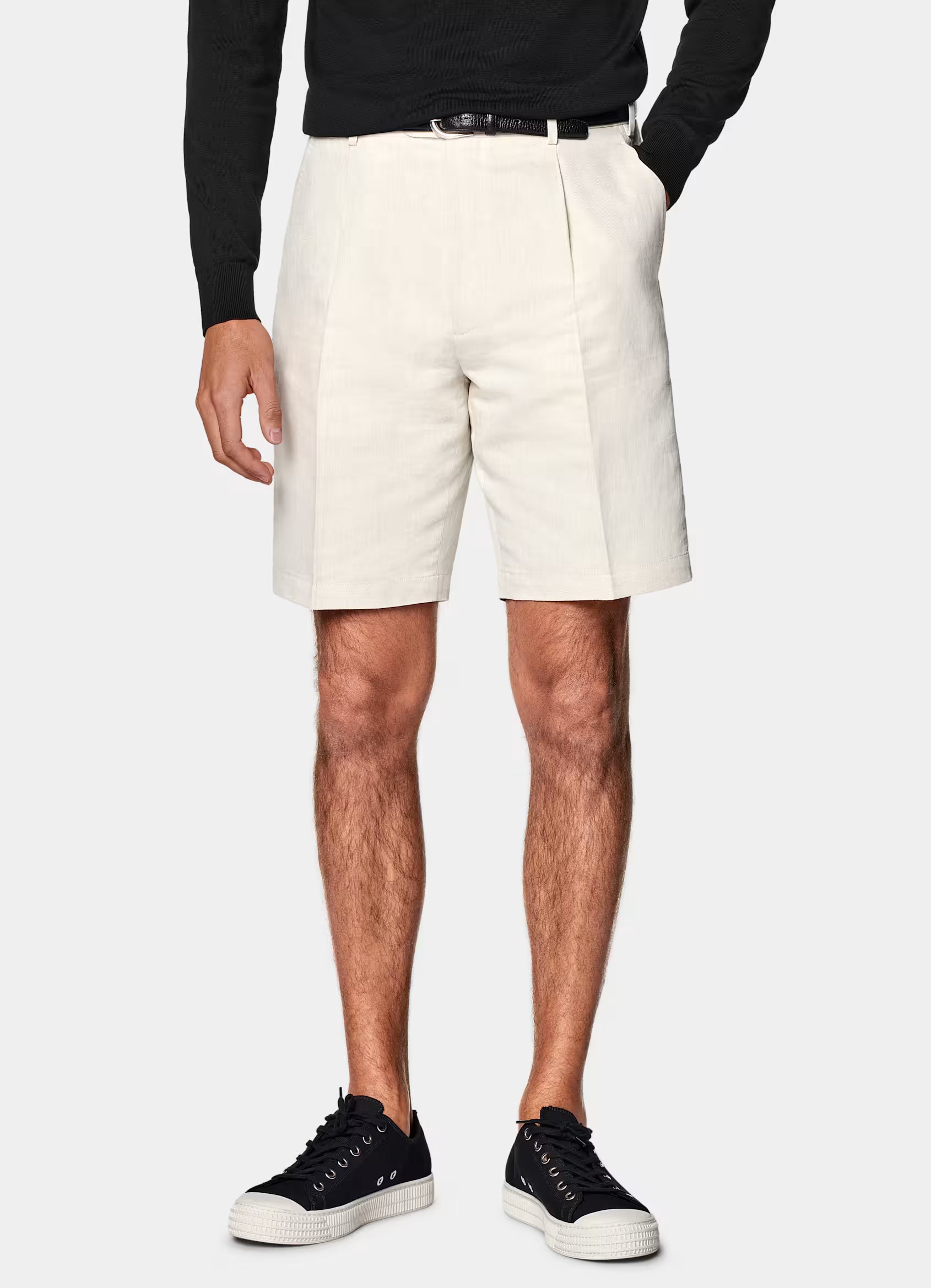Sand Straight Leg Shorts