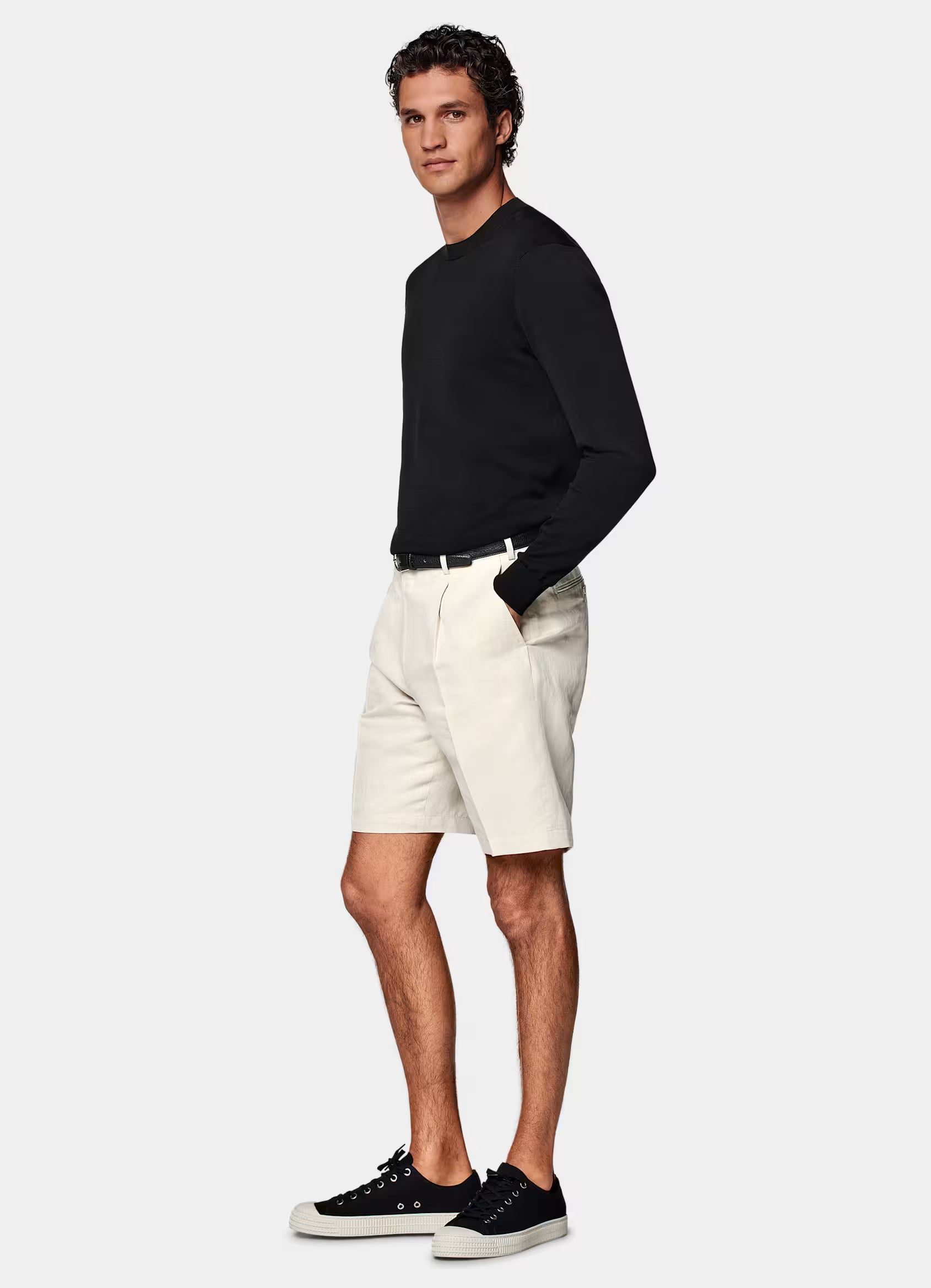 Sand Straight Leg Shorts