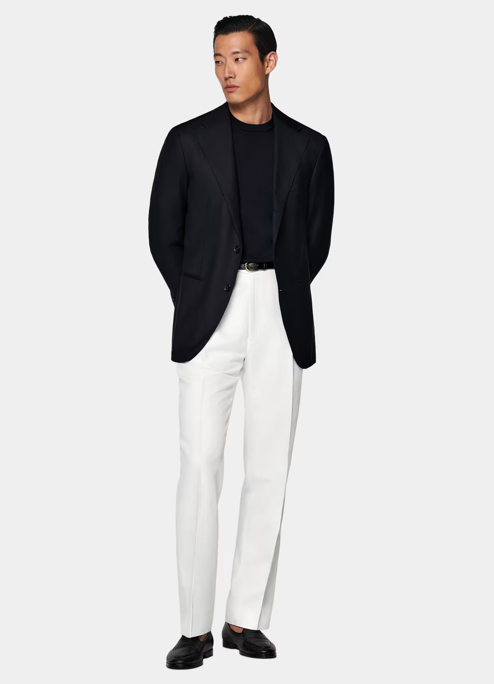 Navy Relaxed Fit Roma Blazer