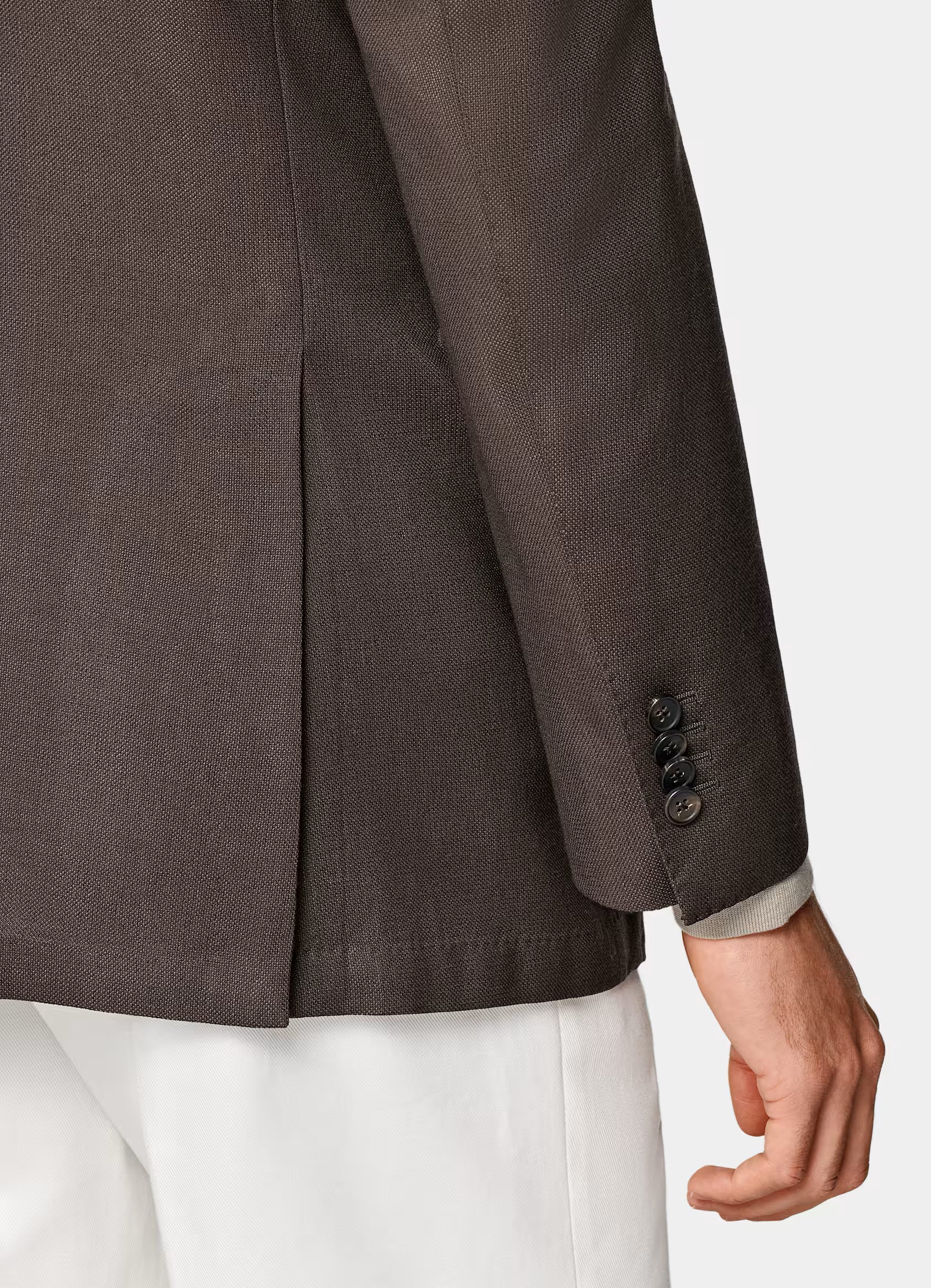 Dark Brown Relaxed Fit Roma Blazer