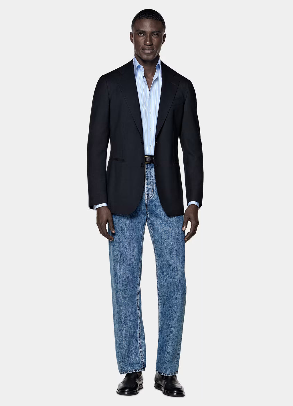 Navy Tailored Fit Havana Blazer