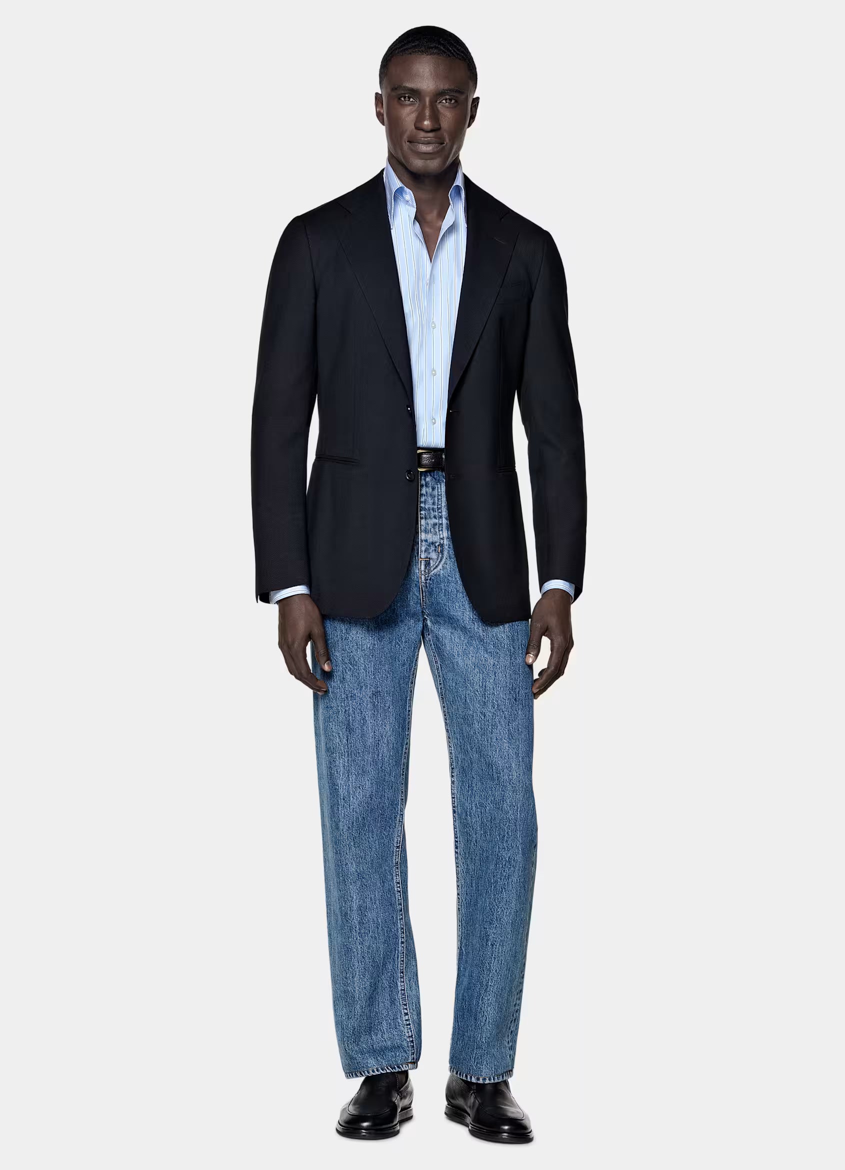 Navy Tailored Fit Havana Blazer