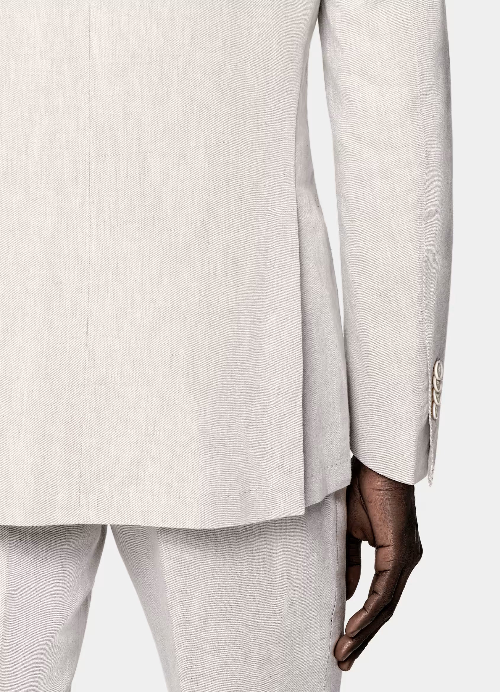 Light Taupe Tailored Fit Havana Suit
