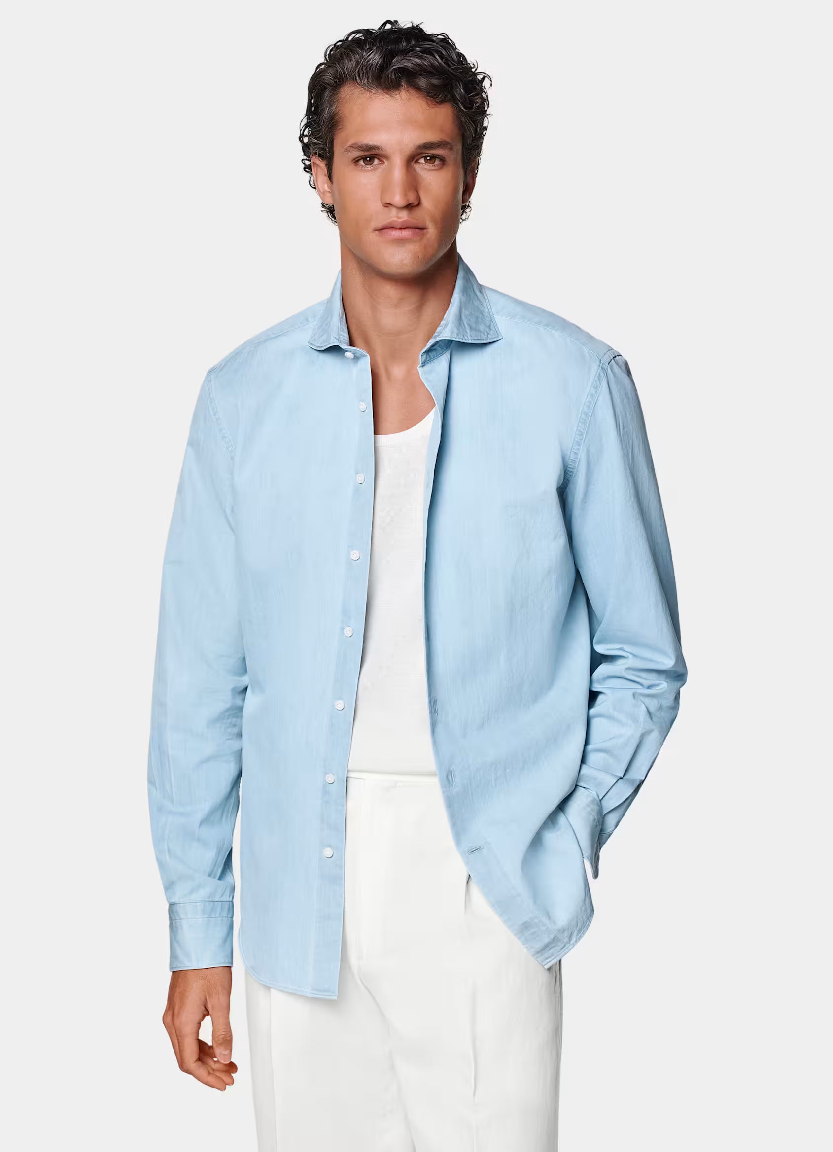 Light Blue Denim Shirt