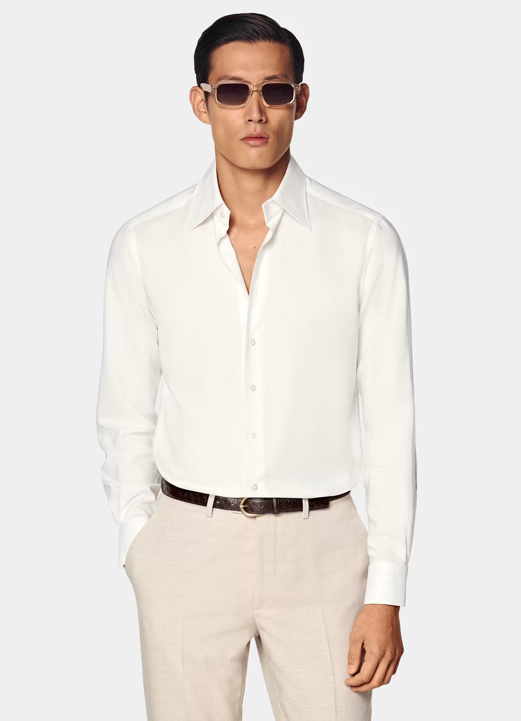 Off-White Lyocell Shirt