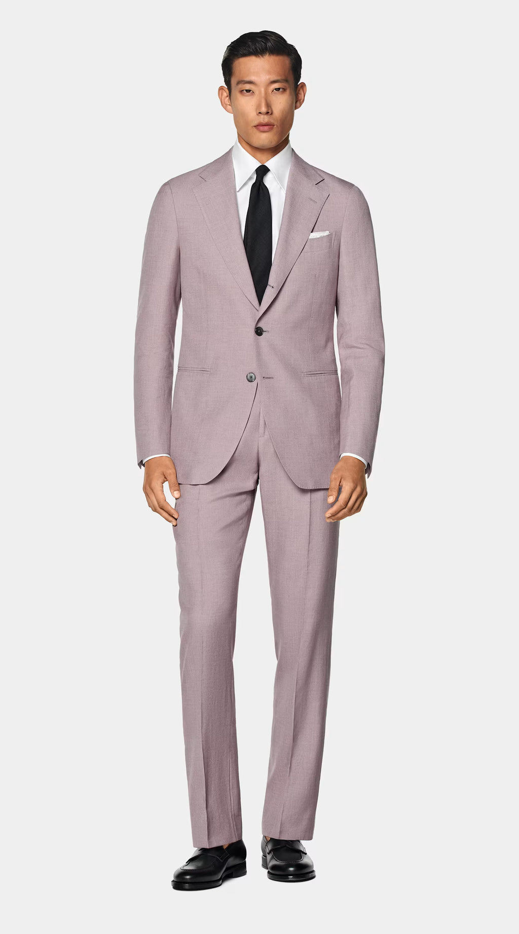 Purple Tailored Fit Havana Suit