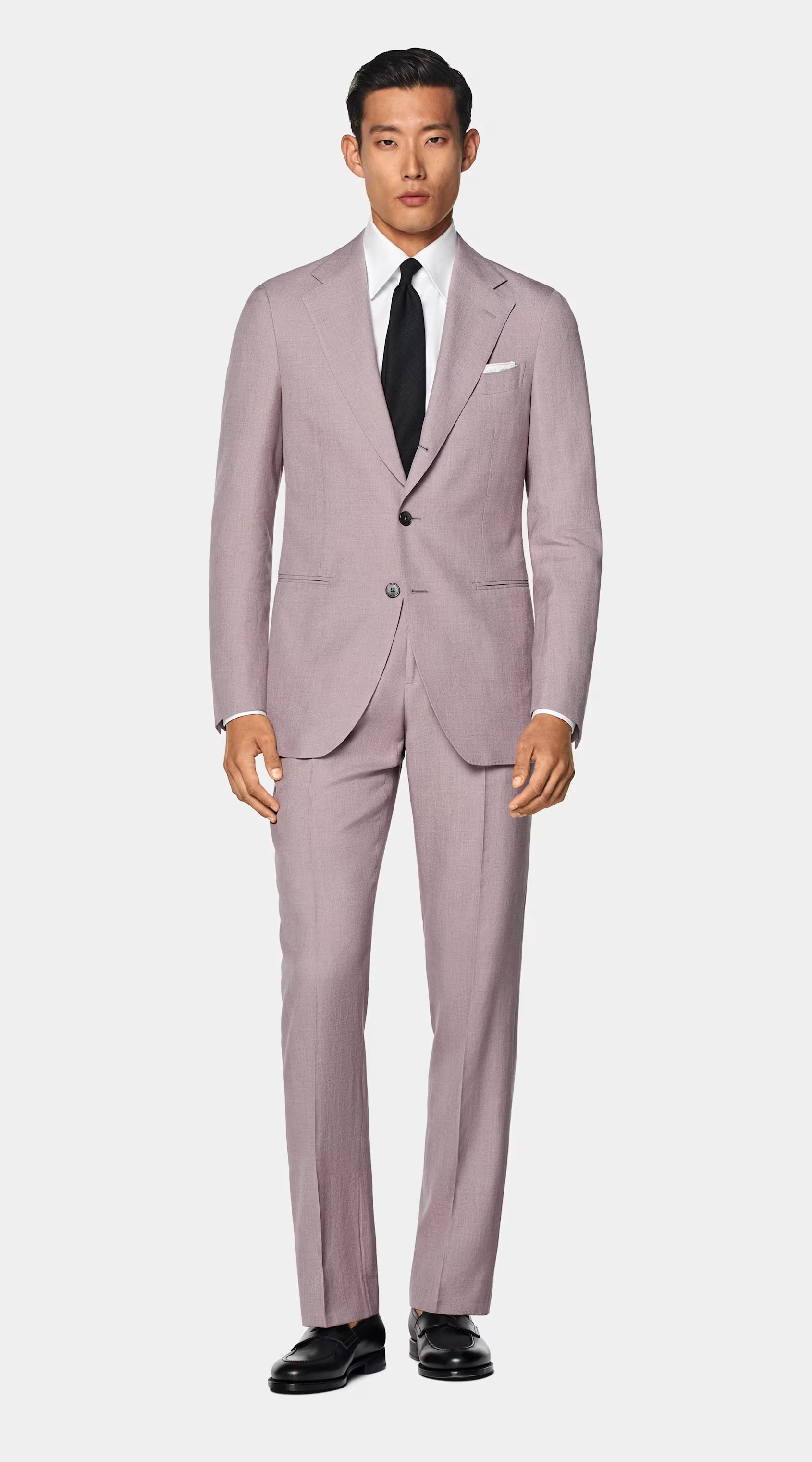 Purple Tailored Fit Havana Suit