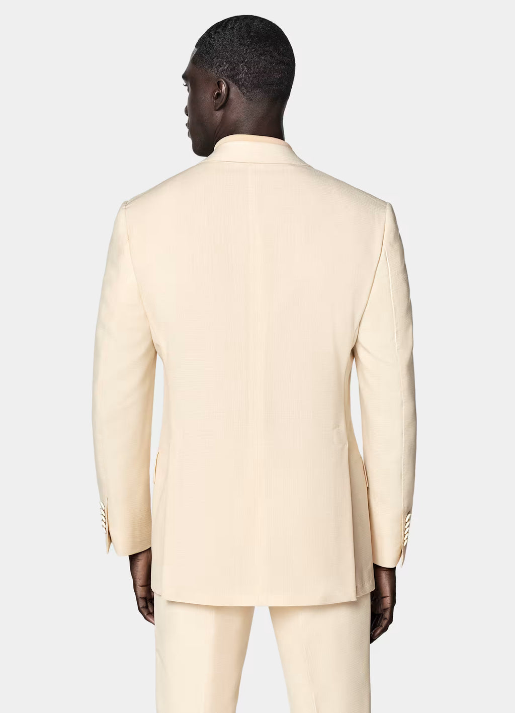 Light Yellow Tailored Fit Milano Suit
