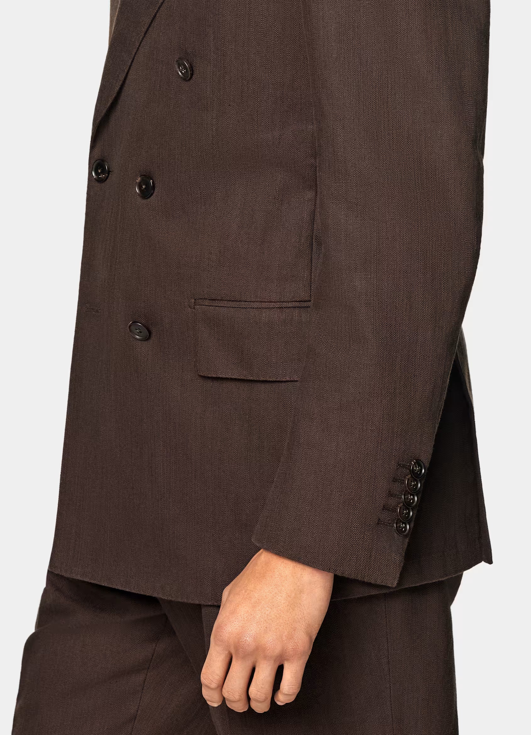 Mid Brown Tailored Fit Milano Suit