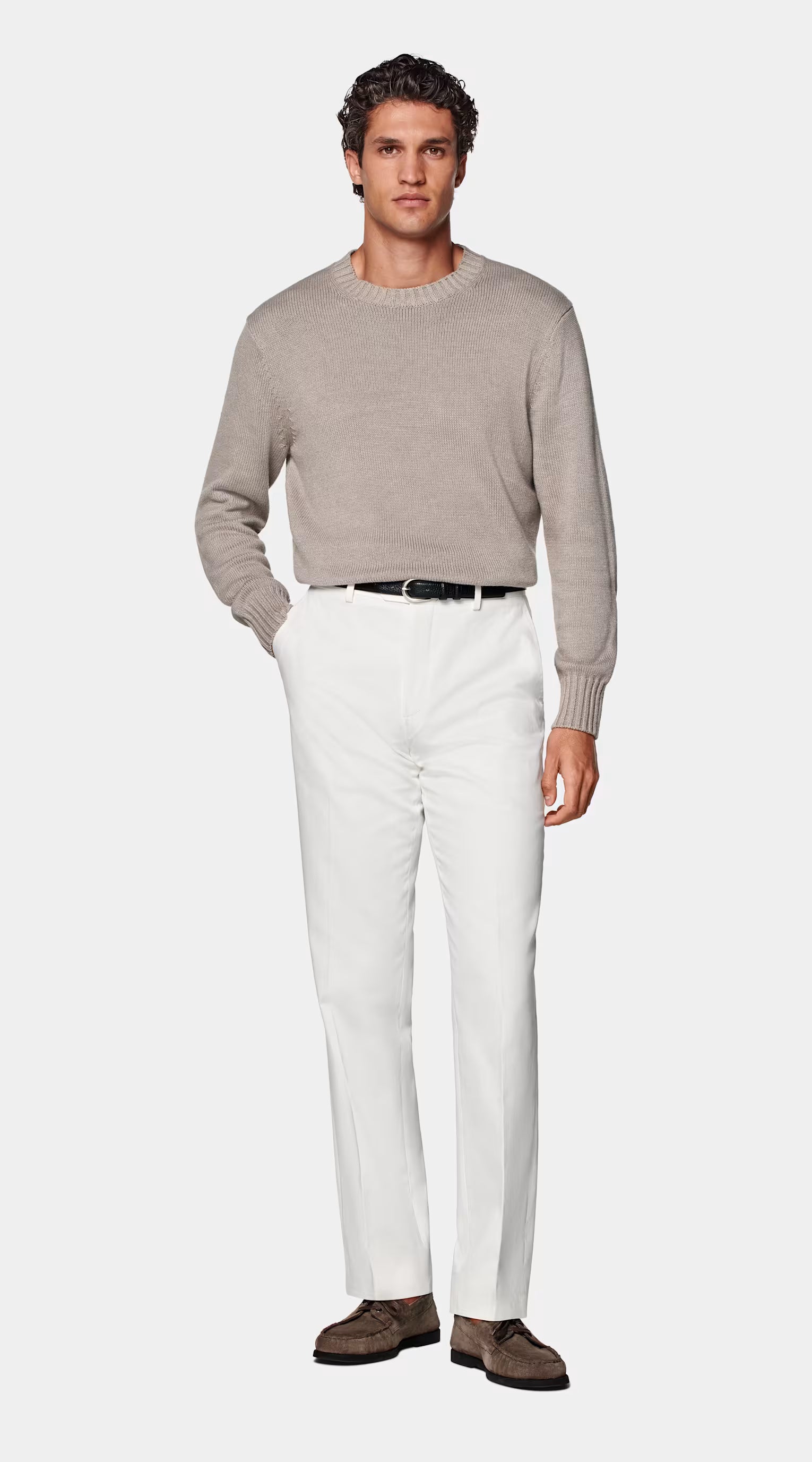 Taupe Crewneck
